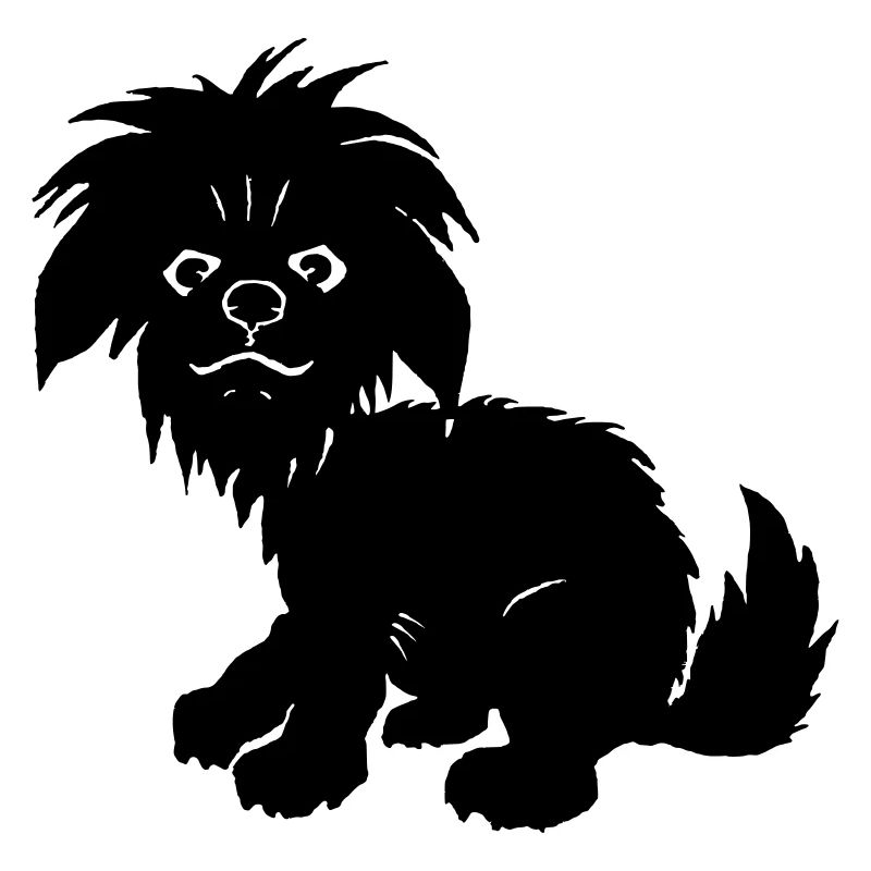 schwarzer Hund