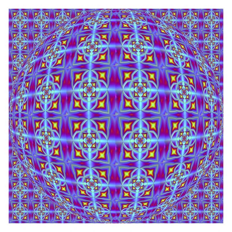 FRACTAL PATTERN LIGHT OP ART