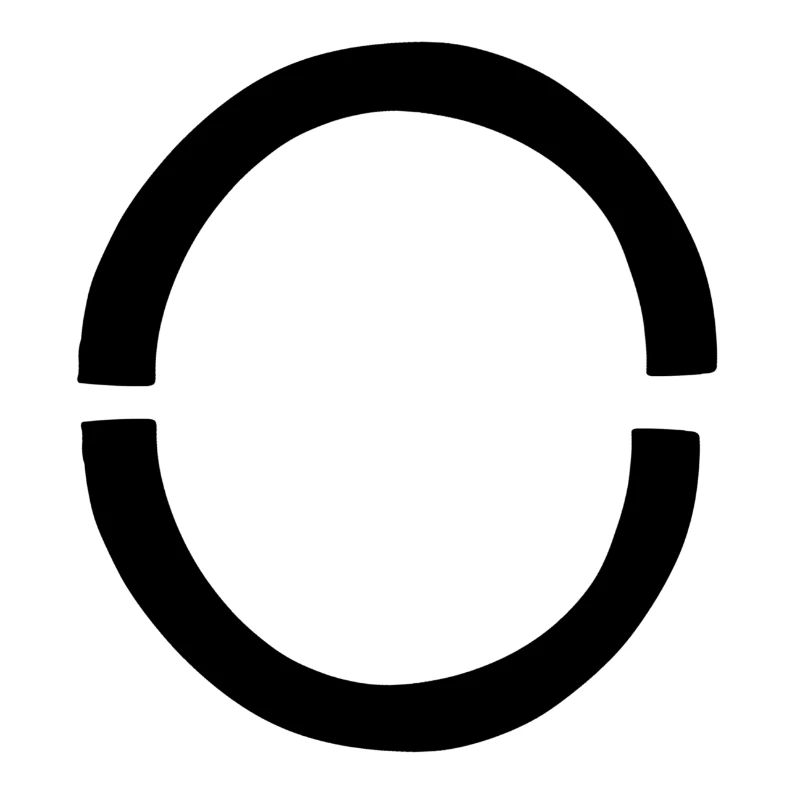 zwei bogen form symbol formen