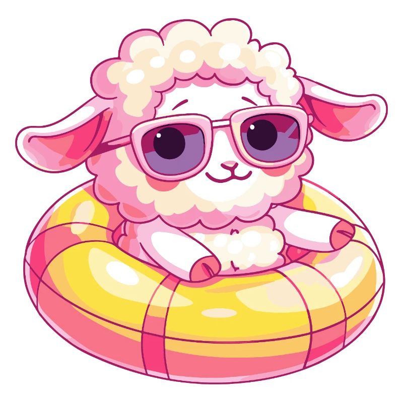 Mouton Bande Dessinée Cool