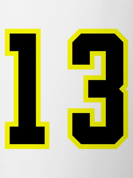 Maillot à 13 numéros