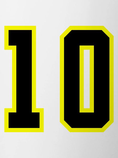 10 Numéro Jersey Dix