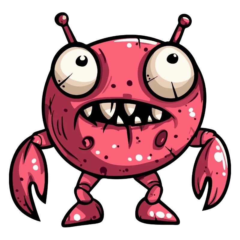 Crab Crab Halloween Comic Funny