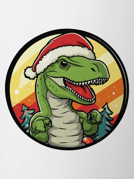 Dinosaur T-Rex Christmas X-Mas