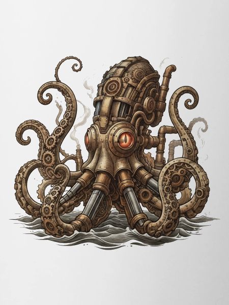 Octopus Steampunk Einfallsreichtum