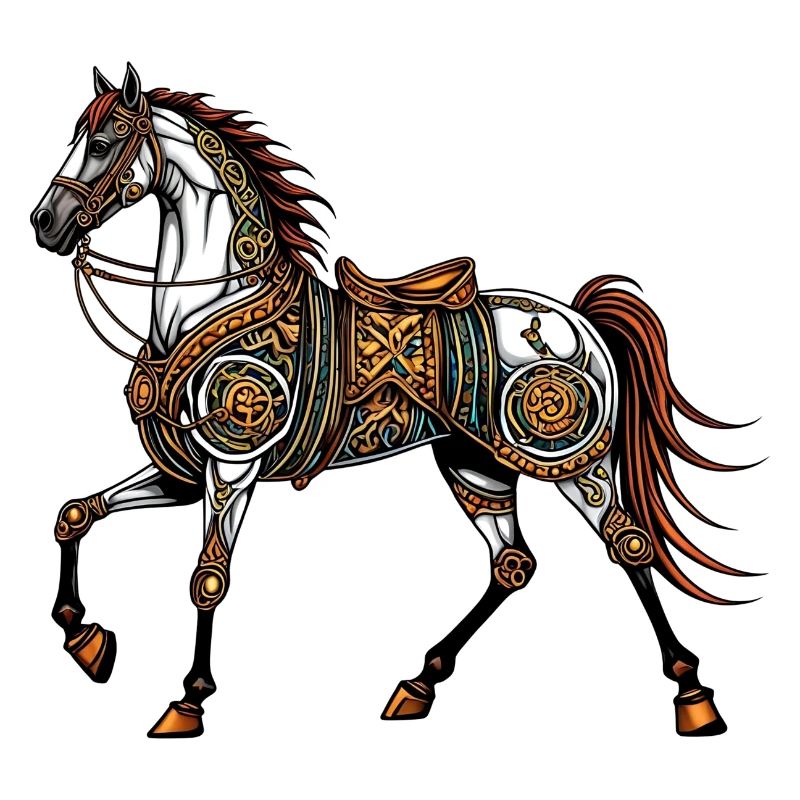 Cheval steampunk