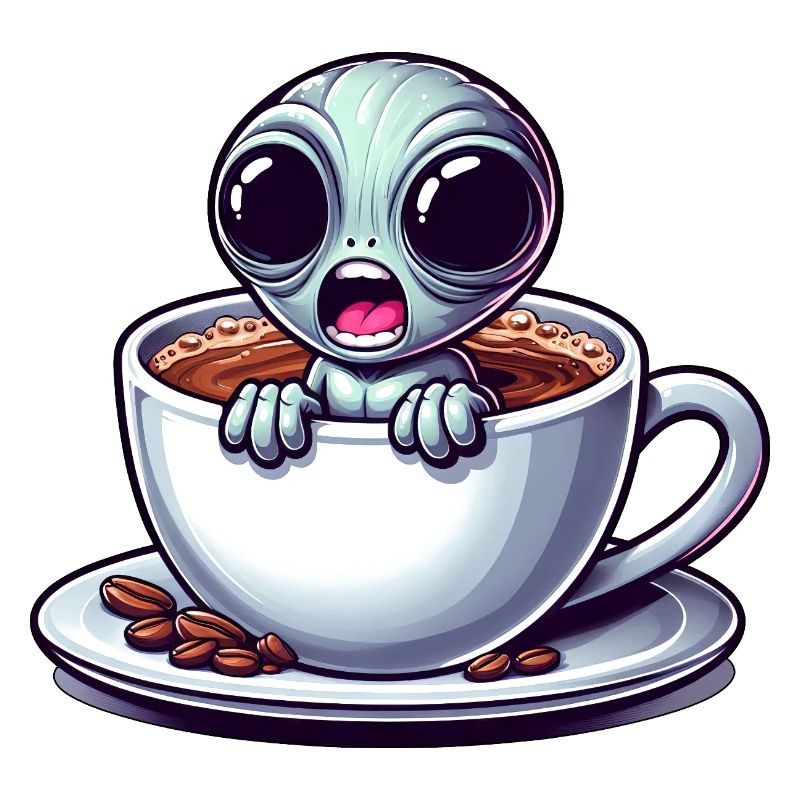 Alien Coffee Lover Caffeine Shock