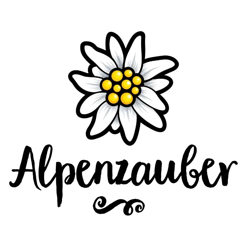 Edelweiss Blümchen Alpenzauber