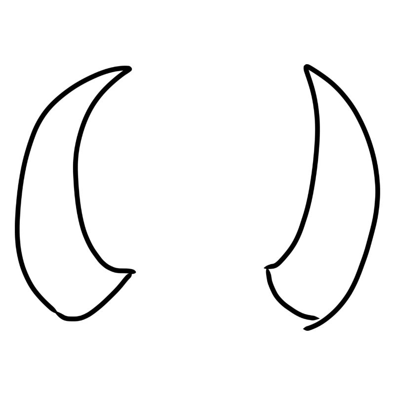 Symbole des cornes de corne