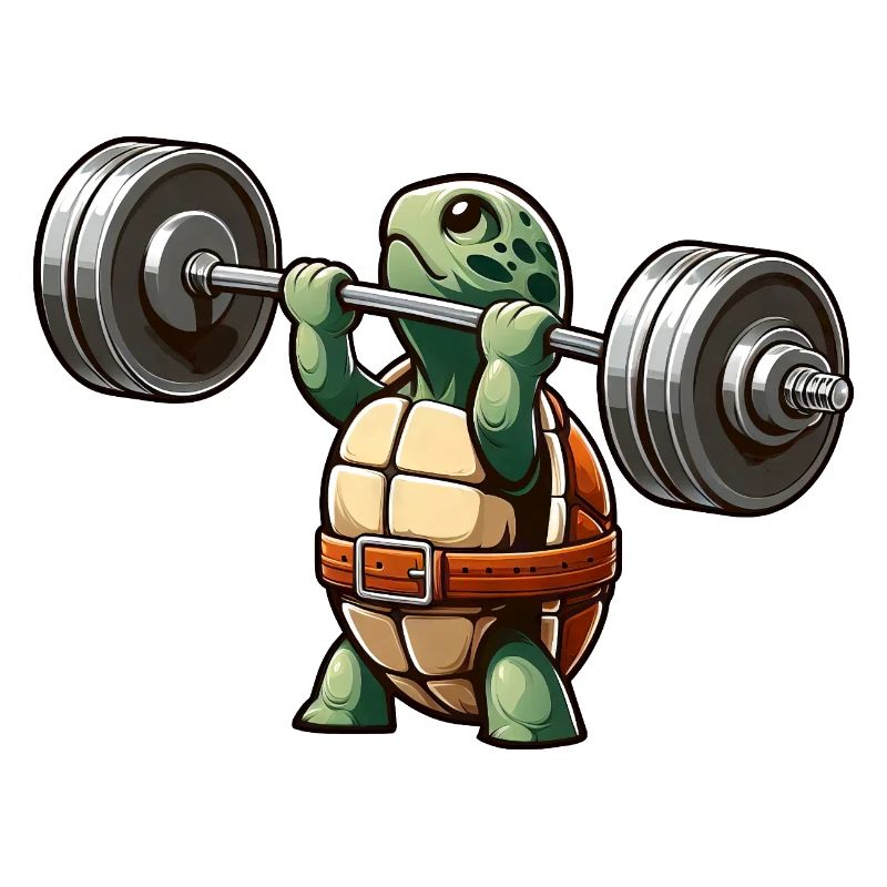 Turtle Weightlifting Strength Training