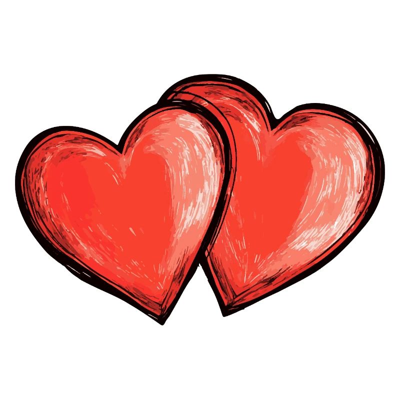 Symbole d’amour des cœurs