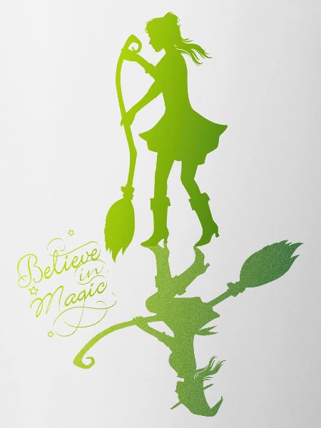 Believe in Magic Witch - green