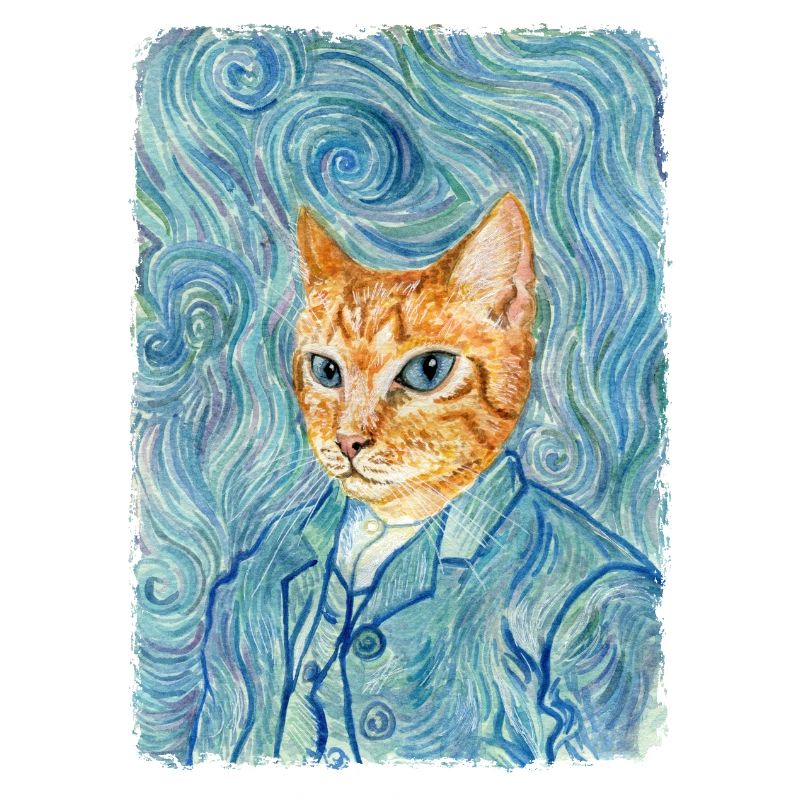 Kätzchen van Gogh
