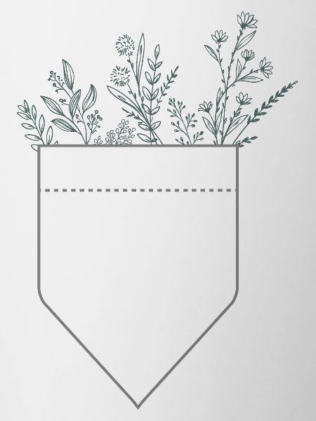 Plants out of pocket