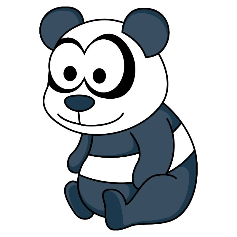 Panda Comic Animal