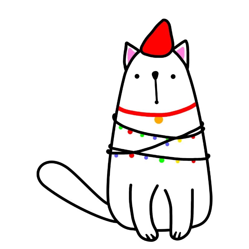 Chat Noël Innocent