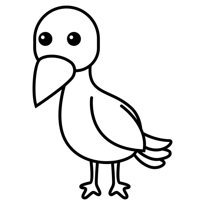 Crow Comic Animal