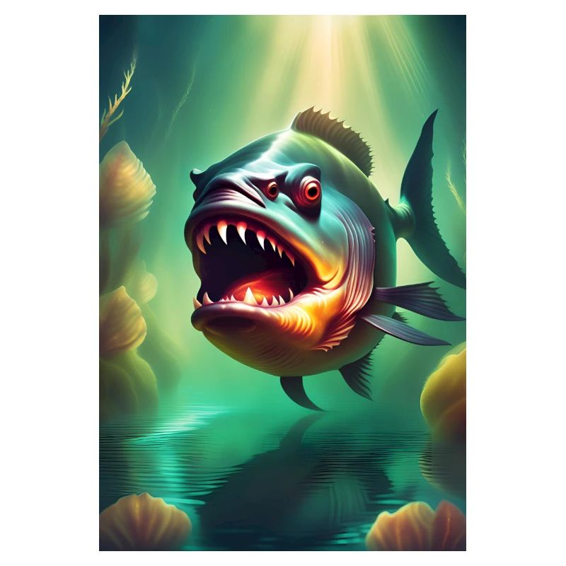 Abnormal monster fish