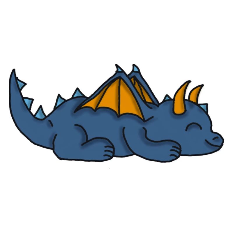 Cute Relaxed Dragon Aroace
