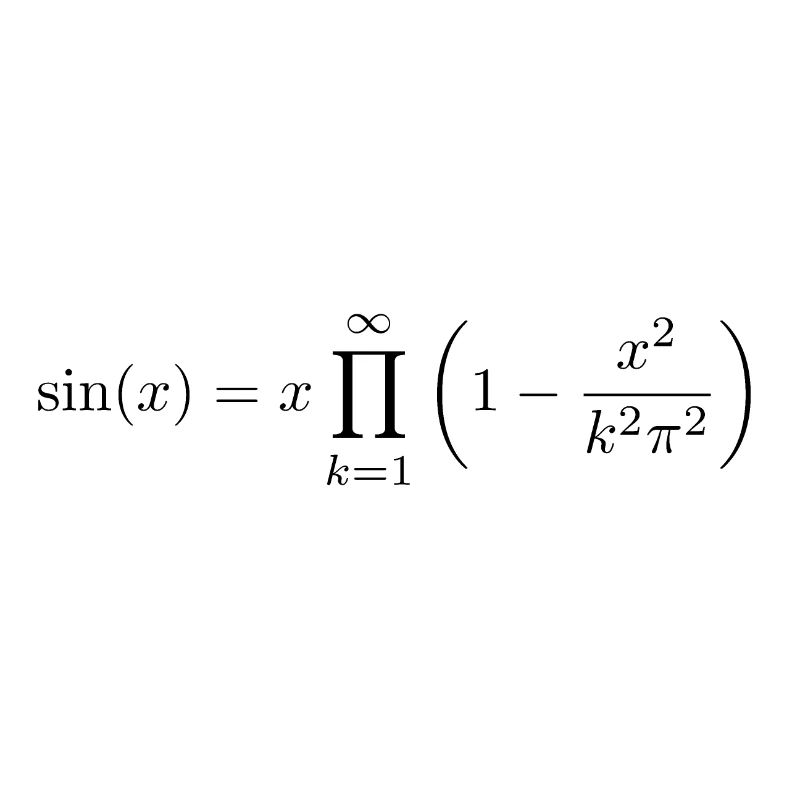Formule de produit de sinus