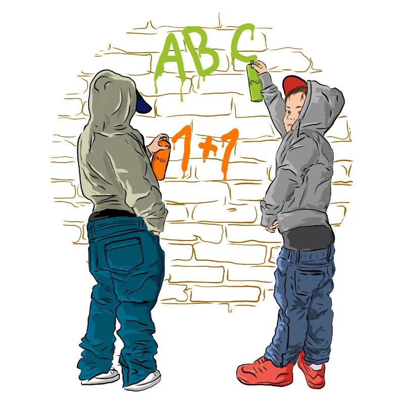 Graffiti Schule