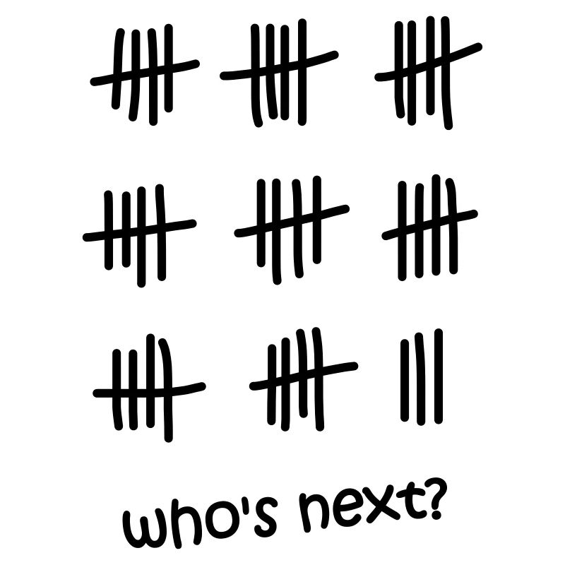 who is next? Bully, counting, opponent, brawl