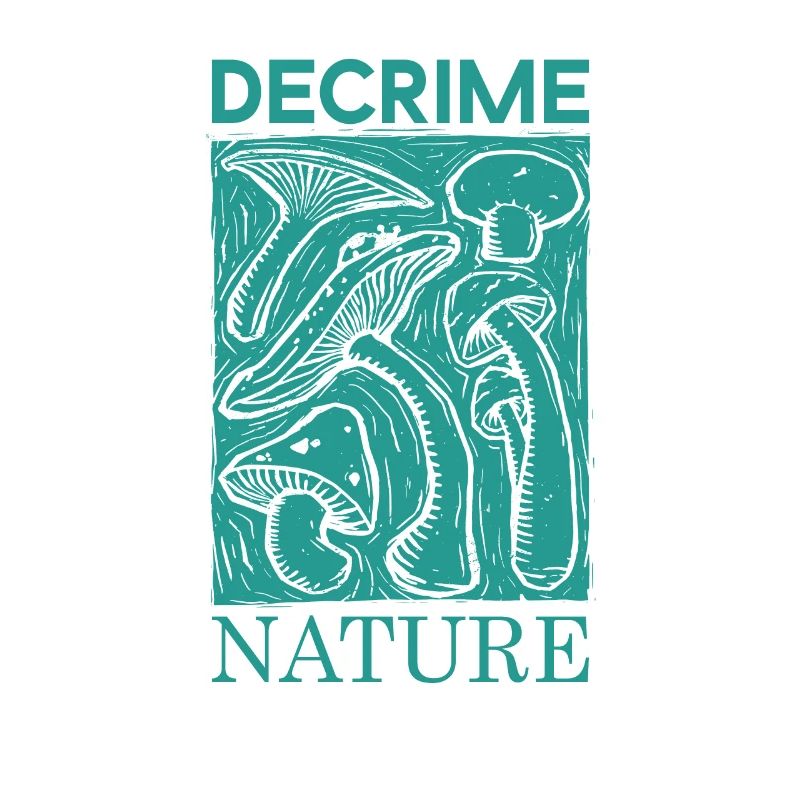 Decrime Nature Imprimé Champignon Élégant