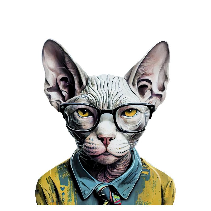 Hipster cat Ziggy
