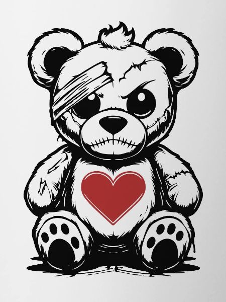 Grumpy Teddy with a good Heart