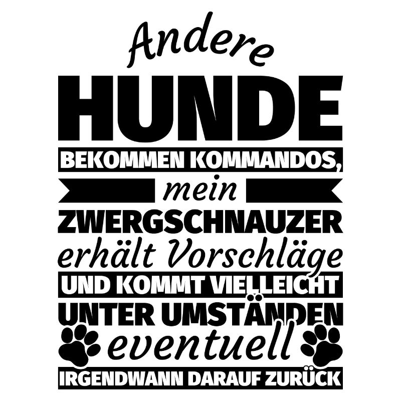 Zwergschnauzer Hund Geschenke