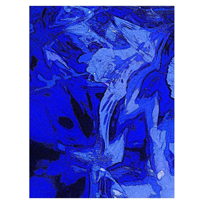 Abstraction bleue