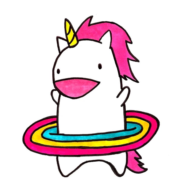 Hula Hop Einhorn
