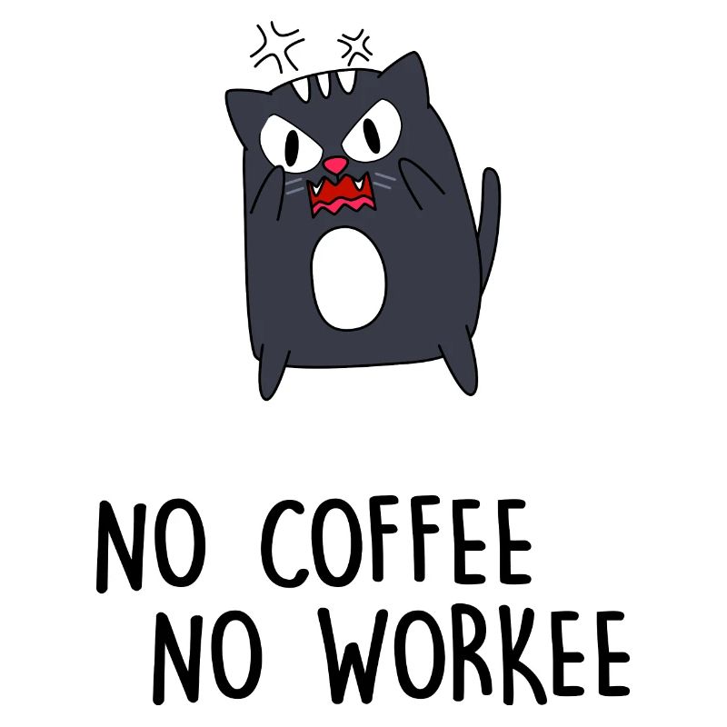 location fatiguée cat « pas de café pas de travail » journée de travail