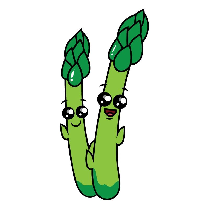 Happy celery cartoon