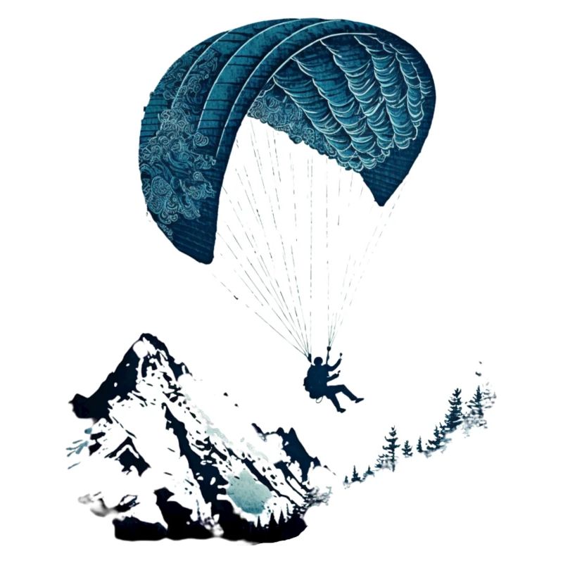 De l’action à l’état pur ! Parapentes dans les nuages