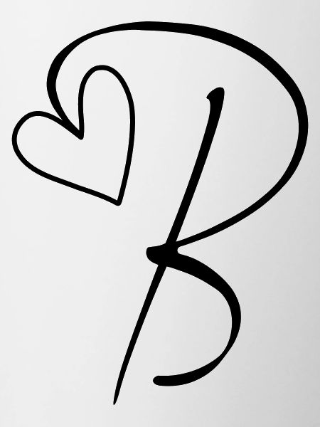 Letter B Letter B Calligraphy