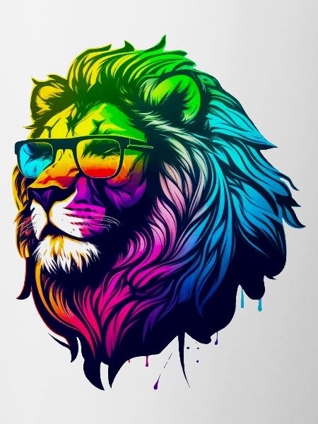 Bespectacled Lion