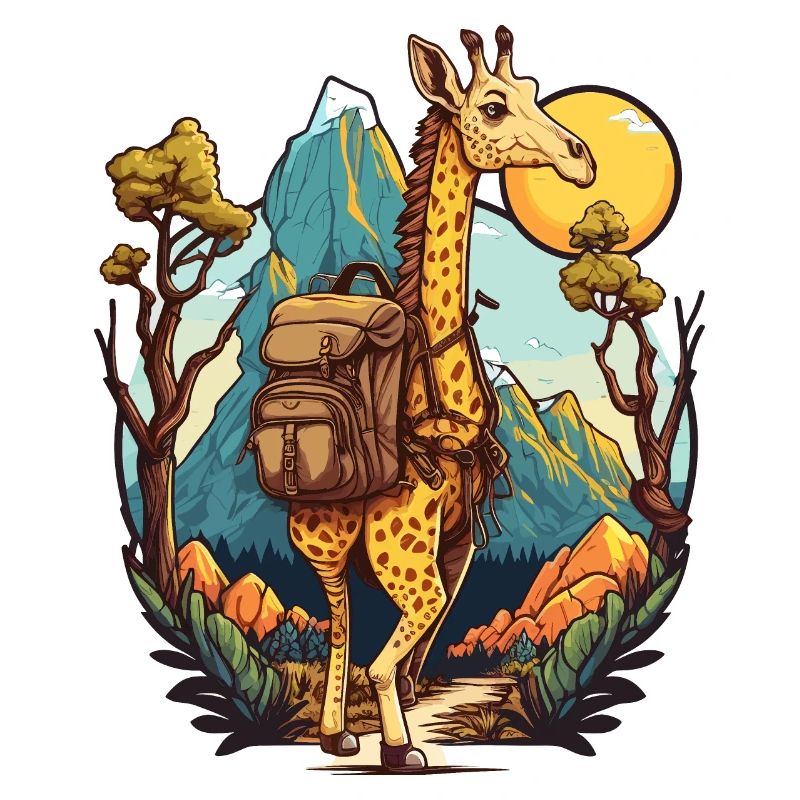 Trekker girafe