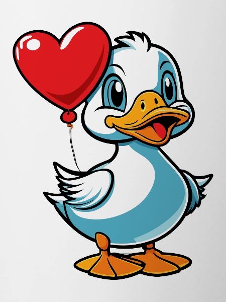 Duck Heart - Valentine's Day
