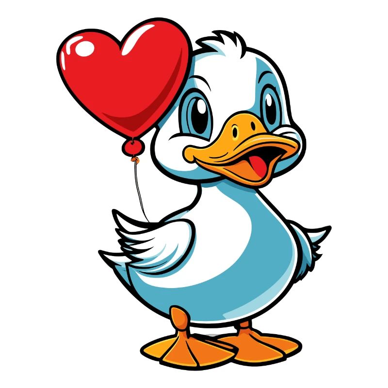 Duck Heart - Valentine's Day