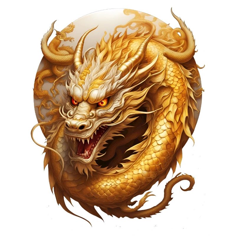 Goldmner chinesicher Drache