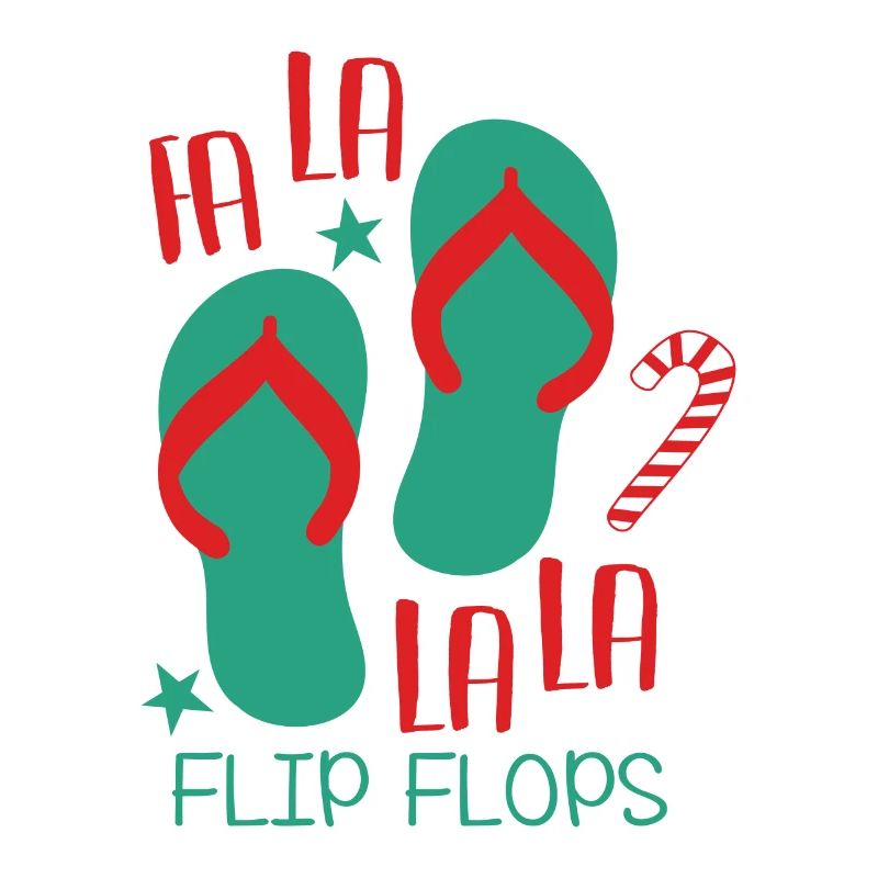 Fa-La-La Flip-Flops