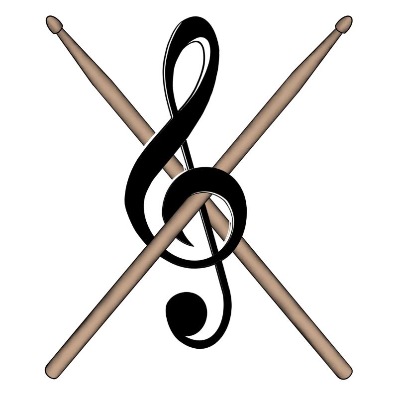 Drumsticks clef