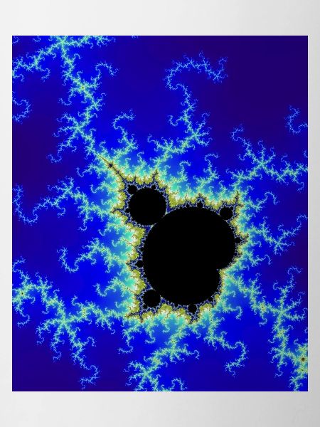 Fractal Apple Male Blue