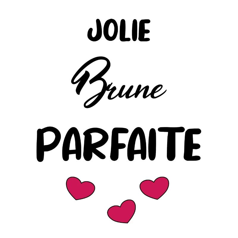 jolie brune parfaite - cadeau pour une brune