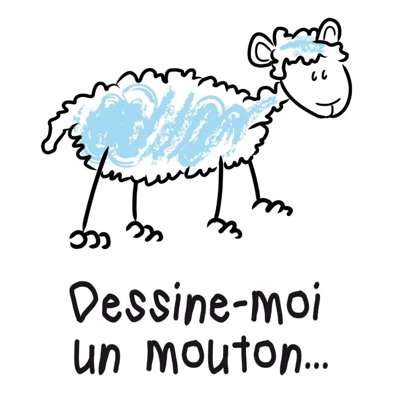 Dessine moi un mouton (Tshirt clair)