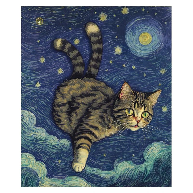 Surréaliste Impressionniste Chat Impressionnisme Chats Pa