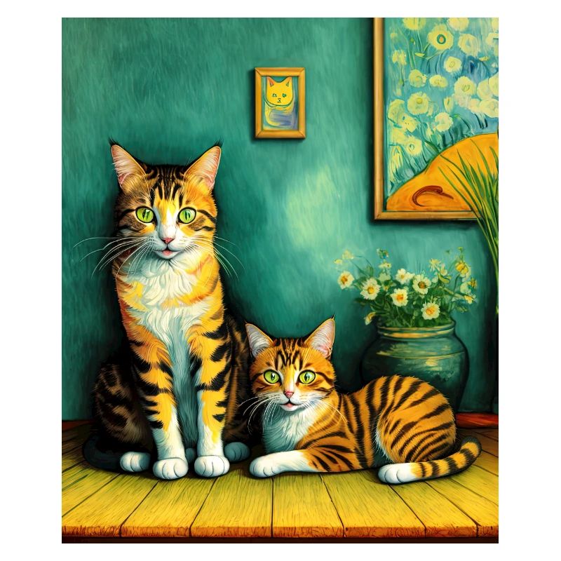 Surreal Impressionistic Cat Impressionism Cats Ar