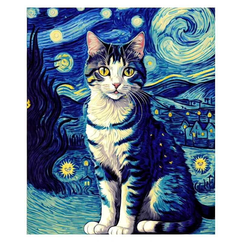 Surréaliste Impressionniste Chat Impressionnisme Chats Ar
