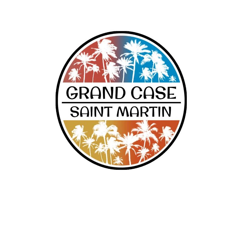 Grand Case Saint Martin Palm Tree Stylish